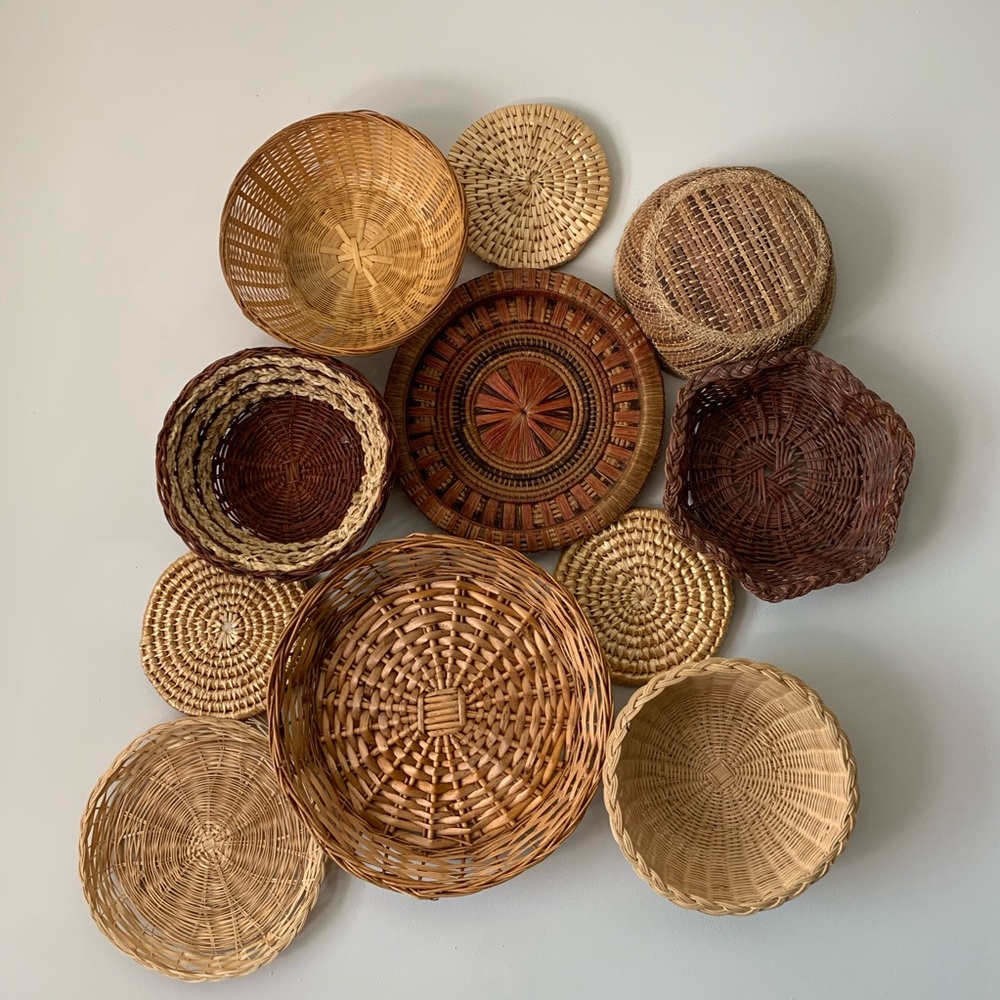 Boho basket statement wall